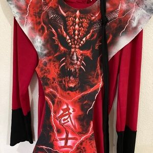 Red ninja costume